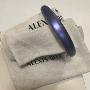 Alexis Bittar Lucite Skinny Bangle Bracelet 💜Regal Purple💜